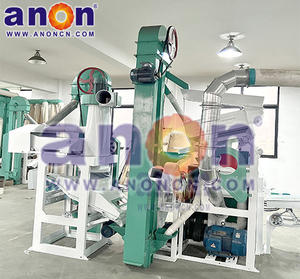<span class=keywords><strong>ANON</strong></span> 15S Precio automático del molino de arroz en Nepal Máquina descascaradora de rodillos de goma Combine las máquinas de molino de arroz combinado de arroz - Product Image 5