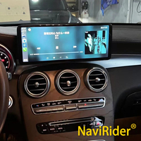 Radio de coche con GPS de 12.3 pulgadas para Benz Clase C GLC W205 W446 2015-2018, pantalla Android, reproductor multimedia de video, estéreo para auto, audio.