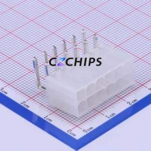 X9357WR-2x06-N2SN Wire-to-Board Pin Header Bent Lead Through Hole,P=4.2mm Connector 2x6P 4.2mm Right Angle Insert 12P - Product Image 1