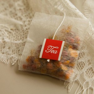 Compostable 18g <b>PLA</b> Non-Woven Tea Bags, Eco-Friendly Empty Tea Filter Bags - Product Image 1