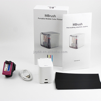 Imprimante portable intelligente Mbrush DIY 14MM à jet d'encre, imprimante mobile multicolore pour papier kraft, sac tissé, logo, code QR, mini-imprimante