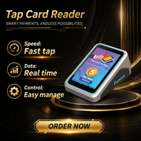 Lecteur de cartes RFID professionnel FUNOVA T12 pour paiement sans argent liquide en arcade, écran tactile de 4 pouces, Wi-Fi 6 pour centre de jeux