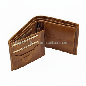 Cartera de Cuero, Cartera de Hombre de Cuero Puro, Cartera de Cuero Genuino, Último Modelo 2023, Nueva, de Alta Calidad - Product Image 1