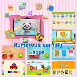 Iwawa 7-inch trẻ em Máy tính bảng PC nhà máy trực tiếp Đen Thứ Sáu quà tặng-quad Core <span class=keywords><strong>Mini</strong></span> PC Dual Camera điện dung màn hình mới - Product Image 4