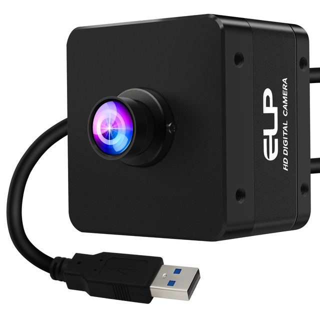 ELP 5120*3840 20MP USB3.0 Webcam With Mini Case AR2020 Lightburn Camera High Speed 4K 30FPS Webcam for PC Laptop Jetson Nano