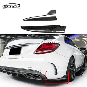แผ่นกระจายแสงกันชนหลังคาร์บอนไฟเบอร์ W205<span class=keywords><strong>ส</strong></span>ำหรับ Mercedes Benz W205 C คลาส C63 C200 C43 C260 4ประตู - Product Image 1