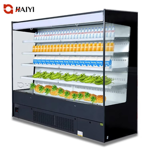 Siêu thị và cửa hàng tiện lợi thẳng đứng nhiều tầng mở Showcase Máy làm lạnh trái cây và rau hiển thị mát - Product Image 1