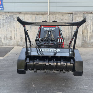 รถตักล้อยางขนาดเล็ก Mini V1000 พร้อมเครื่องบดไม้ขนาด 32 นิ้ว สำหรับงานป่าไม้ มีจำหน่าย พร้อมเครื่องยนต์ ปั๊ม และส่วนประกอบหลัก - Product Image 4