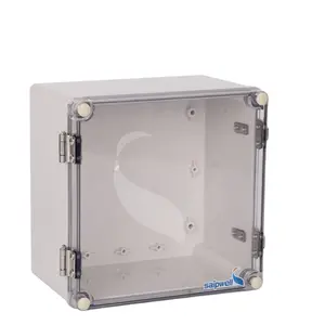 Ip67 Abs Pc Hinged Plastic Enclosure Waterproof Power Electrical Junction Box Waterproof Outdoor Plastic Box Distribution Box