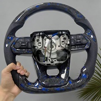 Volant en fibre de carbone forgé pour Toyota Land Cruiser LC200 LC300 LC79 LC70 LC76 FJ70 FJ79 FJ200 Prado Hilux N70 N80