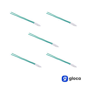 Gloca Lot de 5 lampes LED vertes E14 0,5W 220V AC avec interrupteur, écologiques pour lampes de table - Product Image 4