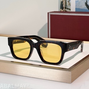 JMM-ENZO EPOXY 51-23-146 Occhiali da Sole <span class=keywords><strong>di</strong></span> Alta Qualità per Uomo e Donna, Design Classico Punk <span class=keywords><strong>di</strong></span> Lusso in Acetato UV400 con Scatola - Product Image 4
