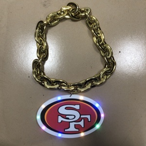 Pittsburgh Steelers equipo de fútbol de alta calidad <span class=keywords><strong>EVA</strong></span> 3D Fan cadena collar espuma gran acrílico espuma medallones electrización - Product Image 5