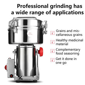 800g 1000g 1500g 2000g Ss304スパイス研削盤ウコンチリパウダー研削盤ライスコーン小麦粉研削盤 - Product Image 6