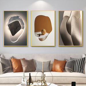 Vente en gros d'affiches murales modernes géométriques abstraites en <span class=keywords><strong>noir</strong></span> <span class=keywords><strong>et</strong></span> <span class=keywords><strong>blanc</strong></span> peintures en porcelaine de cristal de luxe pour le salon <span class=keywords><strong>et</strong></span> la décoration intérieure - Product Image 6