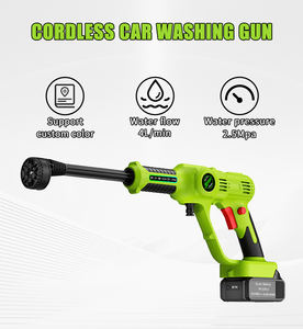 เครื่องฉีดน้ำแรงดันสูงแบบไร้สายใช้แบตเตอรี่ลิเธียม1.2Ah 2.5Mpa แรงดันสูงแบบพกพา CE UL PP - Product Image 5