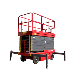 Boomstar 300-1000 kg Grande charge Déplacé à la main Push <span class=keywords><strong>Aerial</strong></span> Mobile 6-18 m Élévateur à ciseaux mobile électrique à vendre - Product Image 1