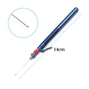 20G / 23G Afneembare titaniumlegering Vitreo Retinal Micro Force verwijderbare kop 20G / 23G Retinaal gekarteld grijptang - Product Image 1