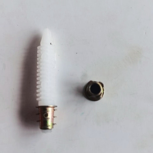 Advertising Signs Invisible Install Screw Nylon Nut Luminous Word Acrylic Mini Embedded Nut M4*8 3D Letter White Satin Finish - Product Image 1