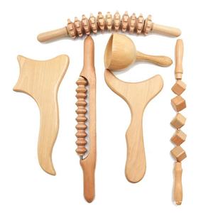 Bâton de Massage amincissant en bois pour le ventre, rouleau corporel, Massage en bois, extracteur de <span class=keywords><strong>dos</strong></span>, brosse de Massage professionnelle en bois pour cheveux, peigne - Product Image 3