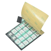 Fpc sérigraphie télécommande film dôme métallique membrane interrupteur clavier superposition graphique