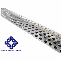 Perfil de aluminio de alta calidad y bajo costo para construcción, con borde de 5/8 pulgadas y brida de 2 pulgadas, para enlucido.