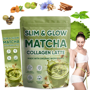 OEM soutient la santé intestinale, contrôle de l'appétit, gestion du poids, éclat de la <span class=keywords><strong>peau</strong></span>, Latte au <span class=keywords><strong>matcha</strong></span> et au collagène - Product Image 1