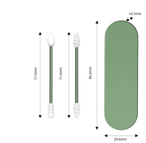 2 шт./набор, силиконовые ватные палочки - Product Image 4