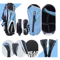 Ensemble complet de clubs de golf forgés pour droitiers avec logo personnalisé OEM, poignée en caoutchouc, sac de golf et accessoires pour hommes
