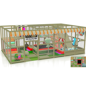 New Design <b>Plastic</b> Ball Pit Trampoline <b>Slide</b> Combo Indoor Playground Kid Soft Play Equipment - Product Image 5