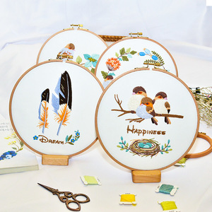 May Set <span class=keywords><strong>Cross</strong></span> <span class=keywords><strong>Stitch</strong></span> Starter Kits DIY thêu bộ dụng cụ với các mẫu hướng dẫn Hoop Kim Chủ Đề DIY thêu Kit - Product Image 4