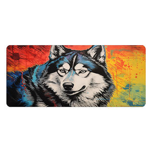 Alfombrilla de Ratón Personalizada con Diseño de Perro <span class=keywords><strong>Shiba</strong></span> Inu, Husky, Bulldog, Tamaño XXL de 14*24 Pulgadas, Logotipo Personalizado, Borde Cosido, Sublimación, Alfombrilla de Goma - Product Image 2