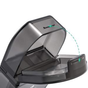 Pastillero Semanal de 7 Días con 14 Compartimentos, Negro, Organizador de Pastillas, Portátil, de Plástico, con Compartimentos para Día y Noche, Venta al por Mayor - Product Image 2