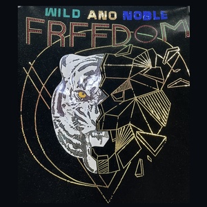 Adesivo Termoadesivo con Strass Lucidi a Forma di Tigre per Decorazione di Magliette e Giacche - Product Image 2