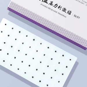 Parches de Acupresión Hua Tuo, 50 Parches por Caja, Agujas Granulares para Terapia de Acupresión Auricular - Product Image 1