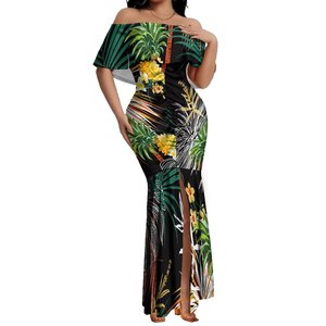 Thả vận chuyển của phụ nữ kích thước lớn 8xl đuôi cá váy hoa và cây 3D in diềm ra vai chia Nàng Tiên Cá Ăn mặc - Product Image 5