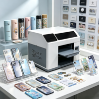 Imprimante jet d'encre UV entièrement automatique Reeleyin avec 2 têtes et 6 couleurs pour l'impression industrielle d'étiquettes/autocollants sur surfaces dures