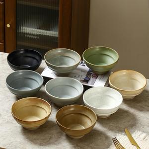 Tazones de Porcelana Rústicos de Estilo Japonés de 6 Pulgadas, Tazones de Cerámica para Uso Doméstico, Tazones para Servir Fideos, Tazones de Cerámica para Restaurante, Tazones para Servir Sopa y Postre - Product Image 4