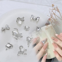Paso Sico Bestseller Internet - Bijoux d'ongles vintage en alliage couleur unie, style Zhejiang, nœud papillon de luxe léger