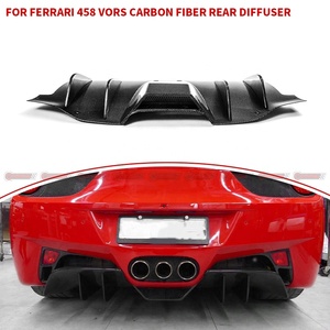 Diffuseur arrière de voiture en fibre de carbone de qualité supérieure, style V Vors, pour Ferrari 458 - Product Image 4