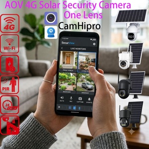 Caméra IP PTZ <span class=keywords><strong>solaire</strong></span> 4G 5MP pour extérieur, panoramique à 360 degrés, sans fil, <span class=keywords><strong>WiFi</strong></span>, caméra de sécurité, suivi automatique, caméra CCTV - Product Image 2