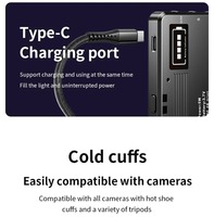Mini Lampe LED Portable pour Flash Hot Shoe – Accessoire Photo Beauté pour Téléphones Mobiles, Réglable et Format de Poche
