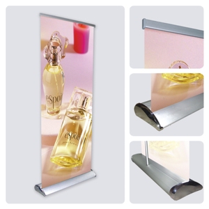 Banner enrollable <span class=keywords><strong>de</strong></span> lujo retráctil personalizado <span class=keywords><strong>de</strong></span> 85x200cm con soportes <span class=keywords><strong>de</strong></span> base <span class=keywords><strong>de</strong></span> lágrima <span class=keywords><strong>de</strong></span> aleación <span class=keywords><strong>de</strong></span> aluminio para exhibición automotriz y <span class=keywords><strong>de</strong></span> <span class=keywords><strong>seguros</strong></span> - Product Image 3