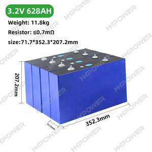 بطاريات ليثيوم أيون منشورية Lfp ببطارية Lifepo4 MB56 340ah بجهد 628ah من الدرجة hpower خلية MB56 v 628AH - Product Image 6