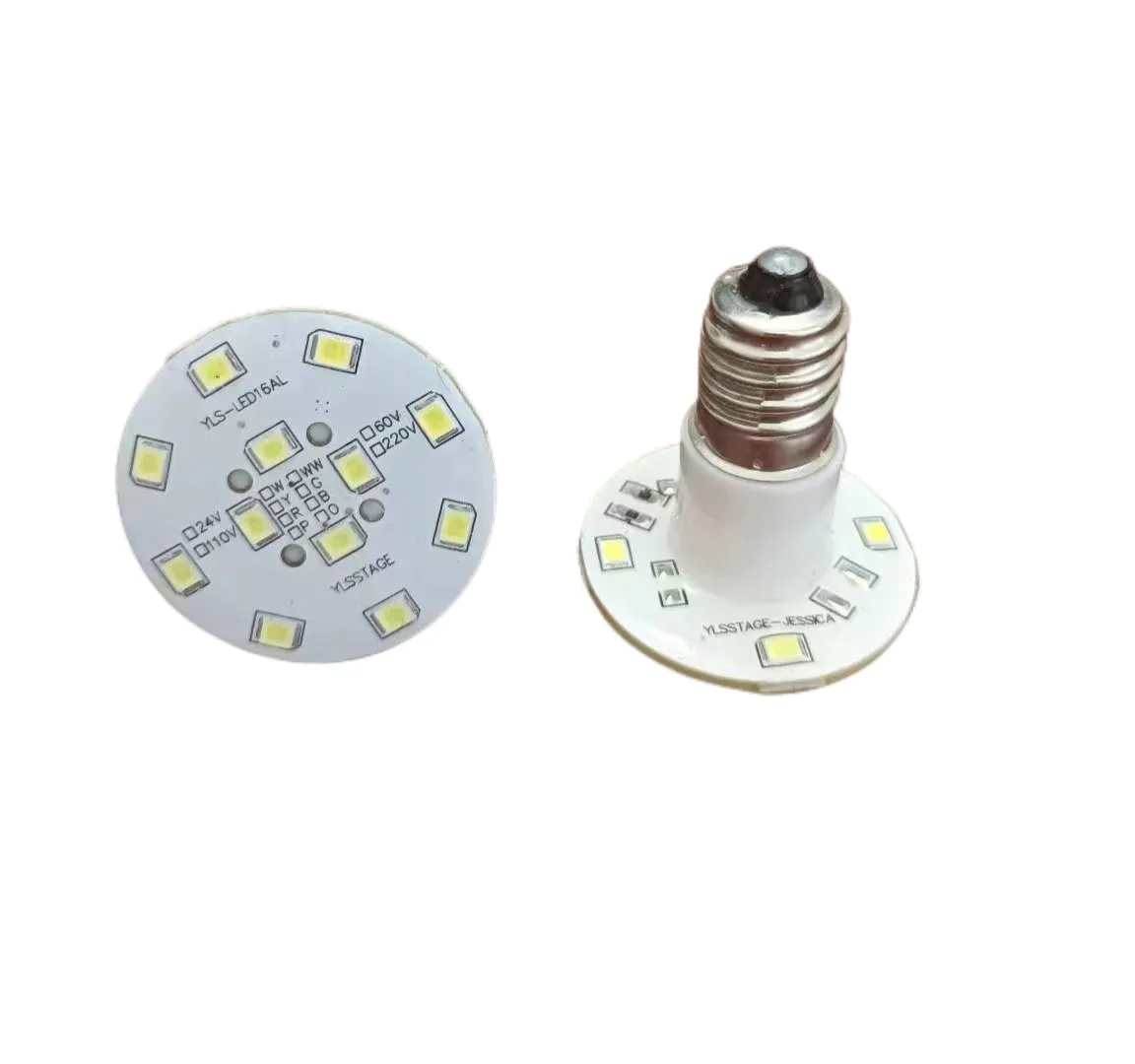 Su geçirmez tema parkı plastik Led lamba E10 E14 Ac 24V RGB Led eğlence ışık