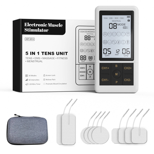 Máquina de Fisioterapia Portátil TENS, Unidad TENS de Doble Salida, Electroestimulador Muscular Digital, Dispositivo para el Cuidado del Dolor Corporal Completo - Product Image 6