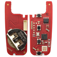 Télécommande universelle filaire Xhorse XKFO21EN 2e génération à 4 boutons 433/315 MHz, clé vierge de remplacement pour programmeur de véhicules
