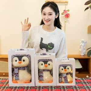 Phim Hoạt Hình Biểu Tượng Tùy Chỉnh Made Dễ Thương Chim Cánh Cụt Mềm Thú Nhồi Bông Đồ Chơi Sang Trọng Trẻ Em Của Đồ Chơi Sang Trọng Ba Lô - Product Image 2