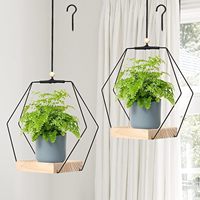 Supports suspendus pour plantes d'intérieur, jardinières murales bohèmes, décoration de plafond et de fenêtres, plantes en pot pour la maison