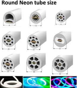 360 <span class=keywords><strong>Tube</strong></span> Néon IP67 Étanche 100% Silicone Pur 13mm 20mm 22mm 25mm Sans Points Blanc CCT RVB Adressable Led Néon Lumière - Product Image 6
